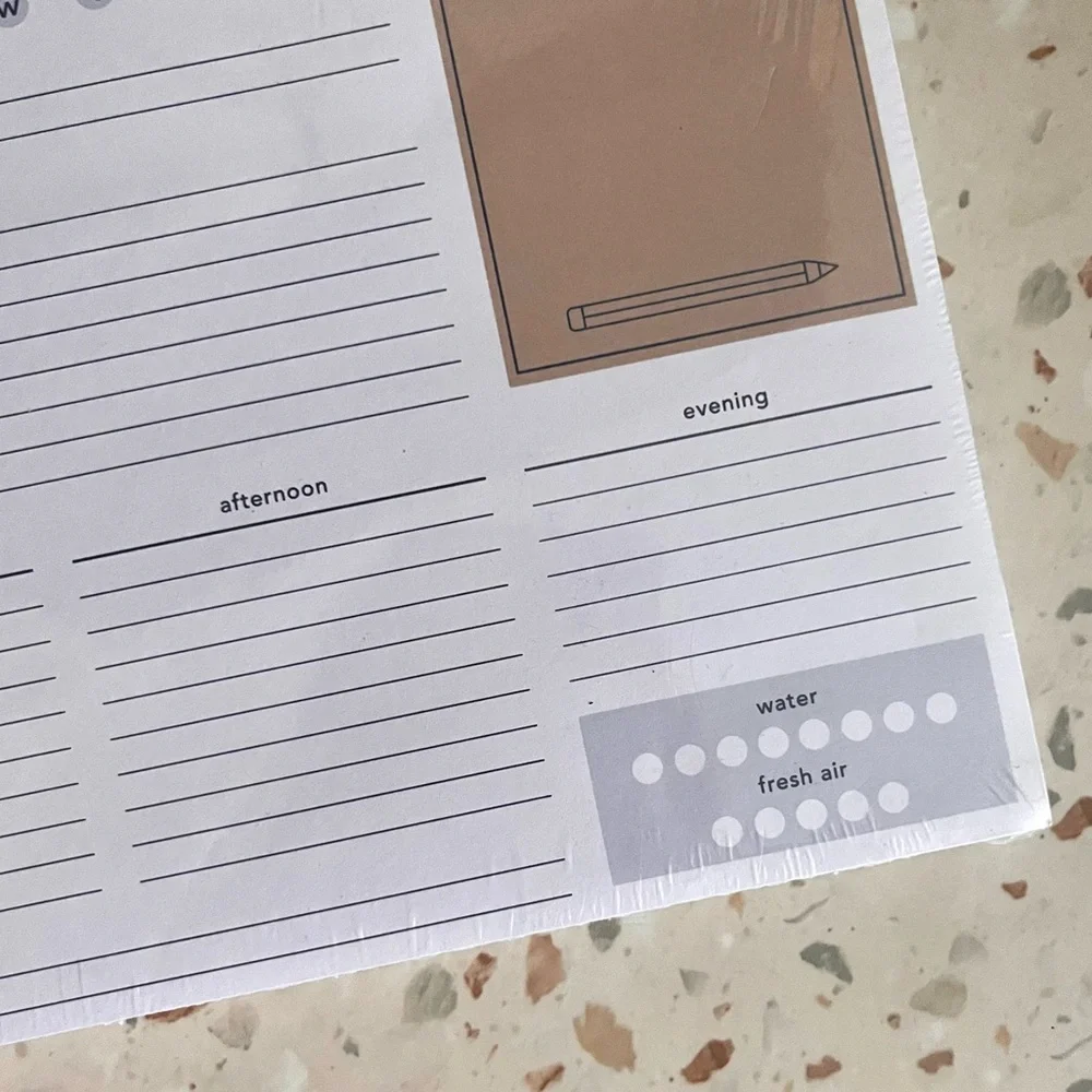 🍭 3/$20 abstract daily weekly tracker planner pad